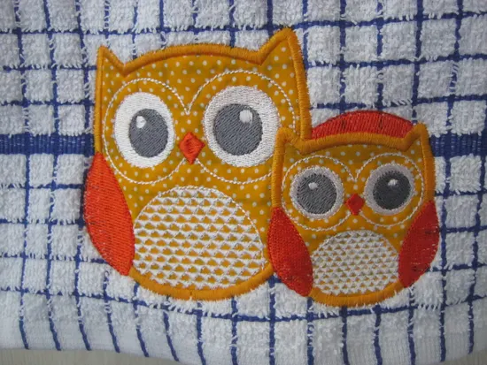 Applique Owls