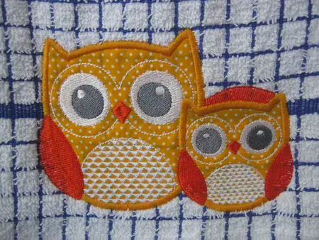 Applique Owls
