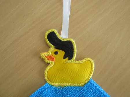 Applique BathTime Duckies
