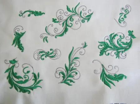 Swirly Floral Elements